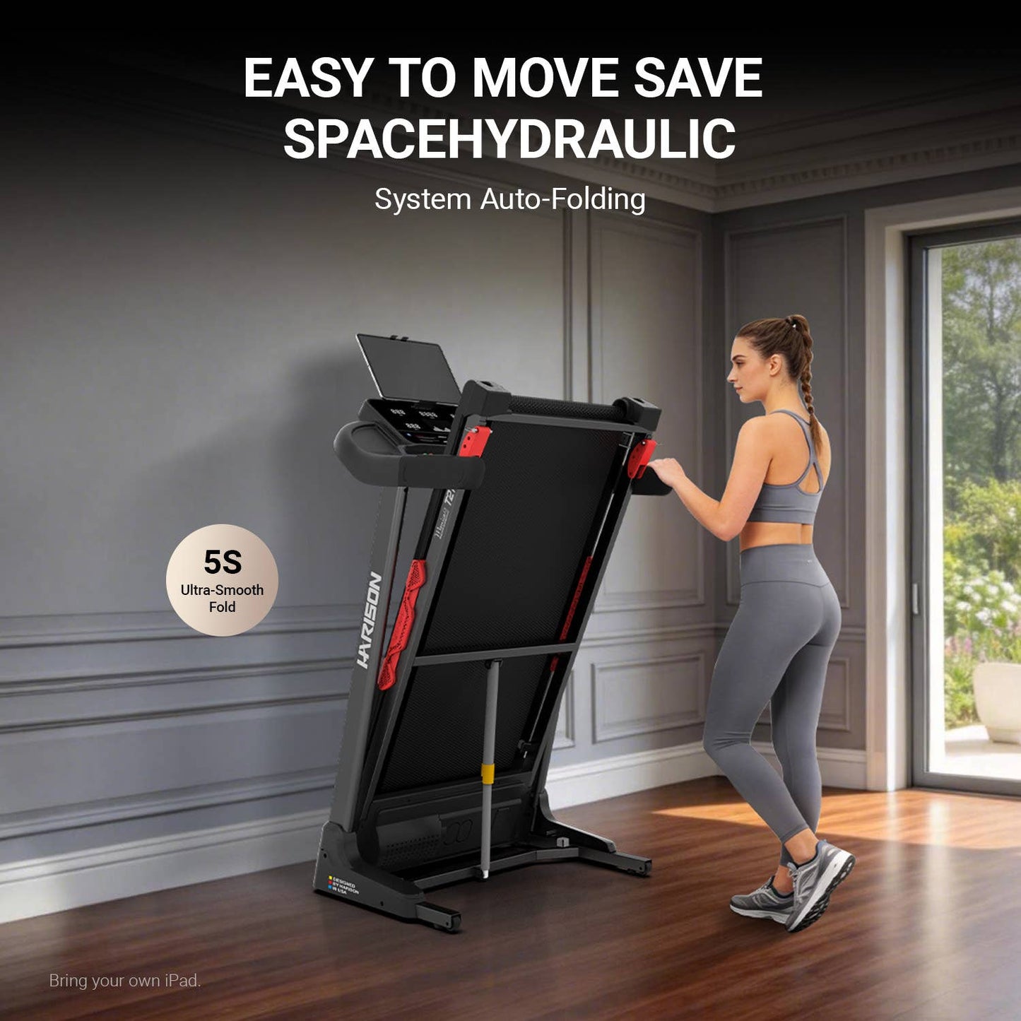 HARISON Treadmill for Home with Incline