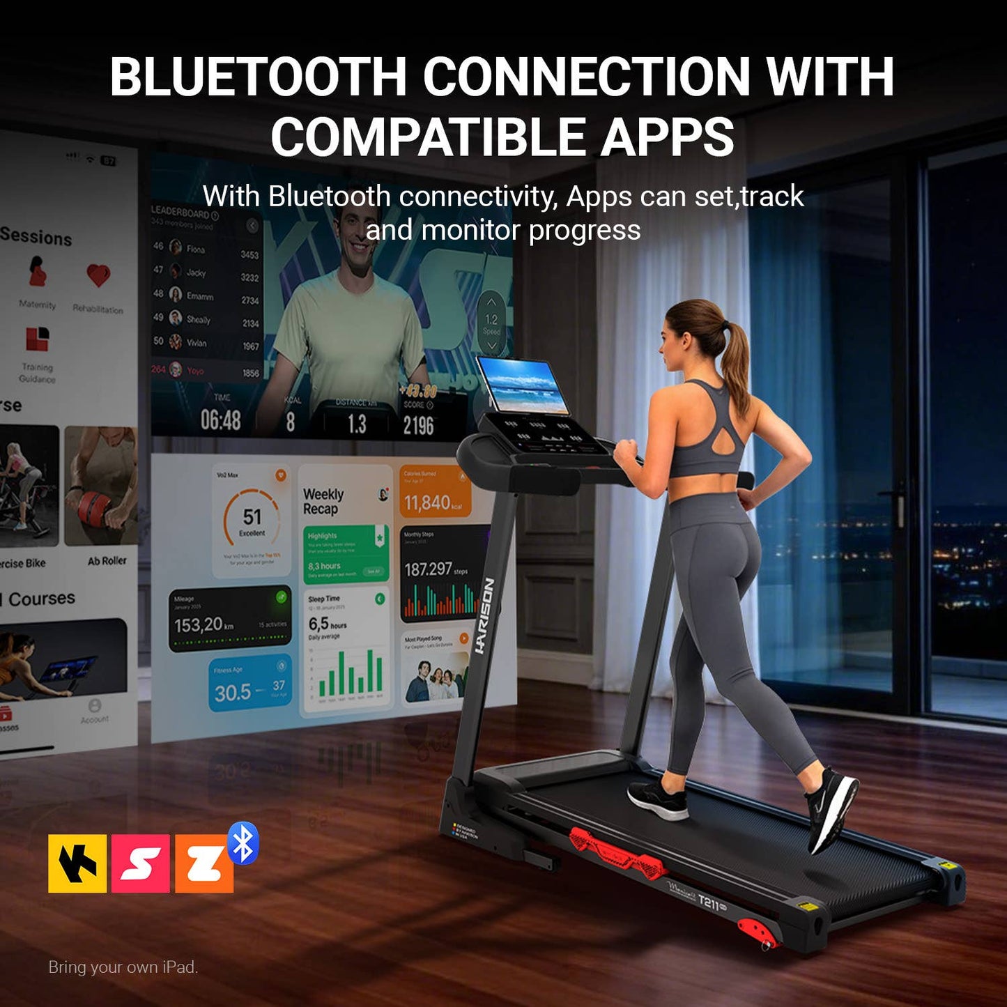 HARISON Treadmill for Home with Incline