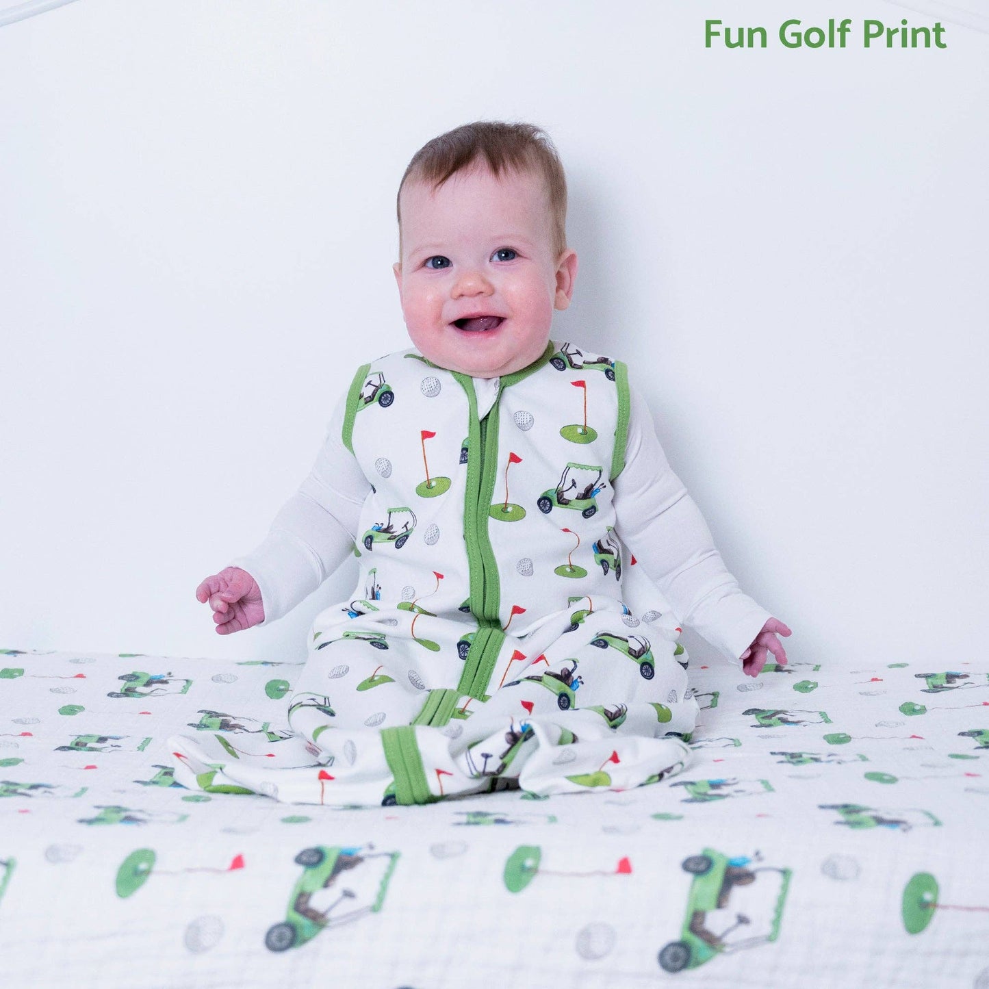 Organic Cotton Sleep Sack 0.5 TOG Golf A Round