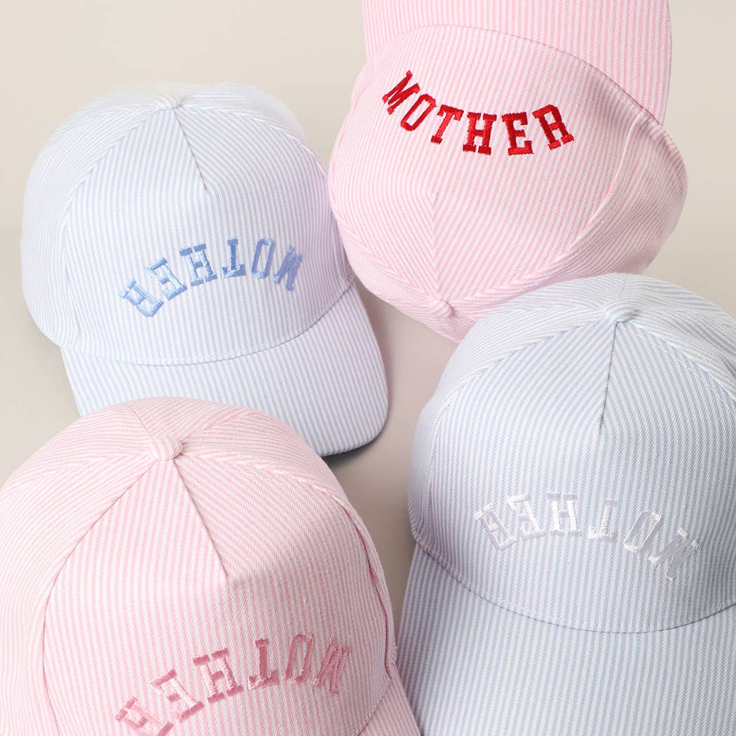 MOTHER UPSIDE DOWN Embroidered Trucker Hat
