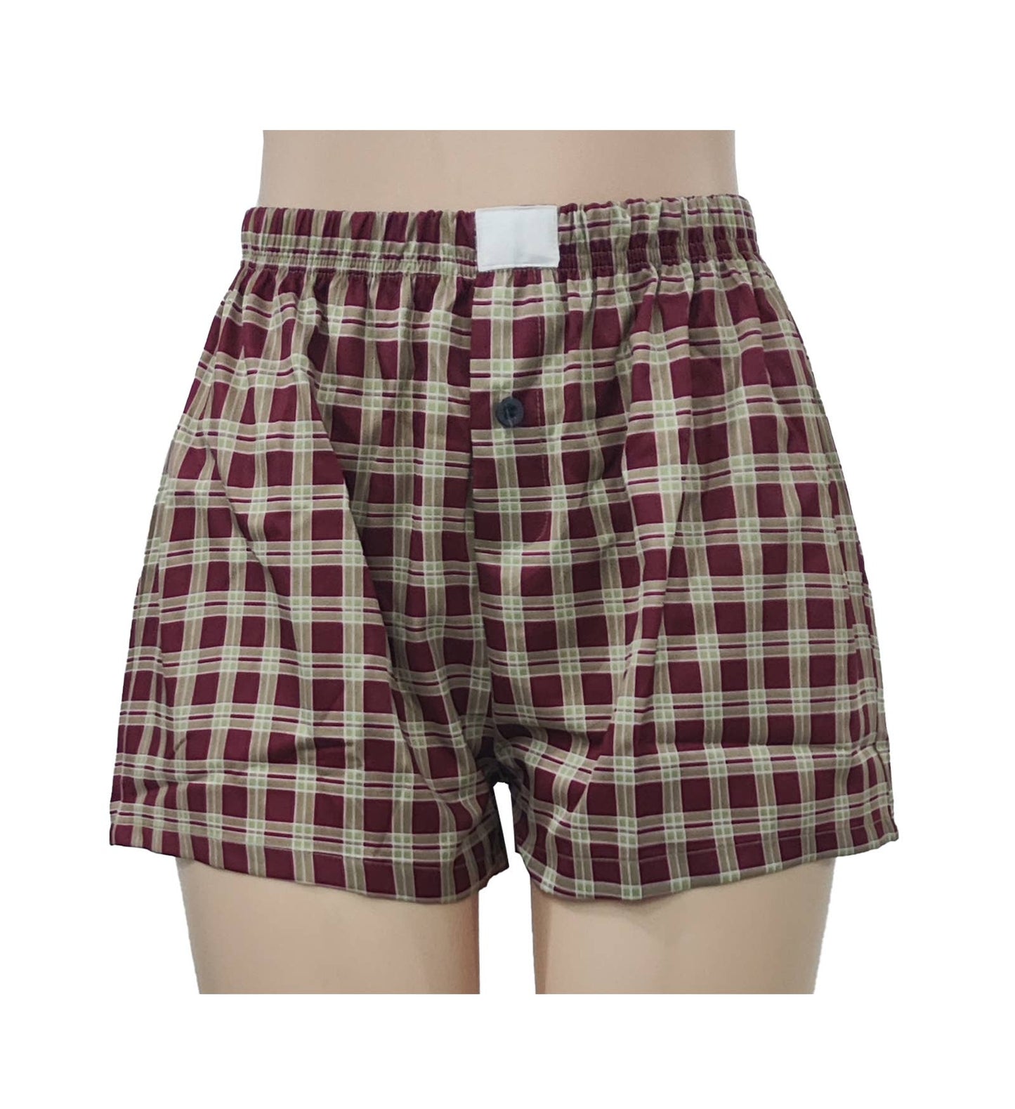Trendy Daily Gingham Boxer Shorts