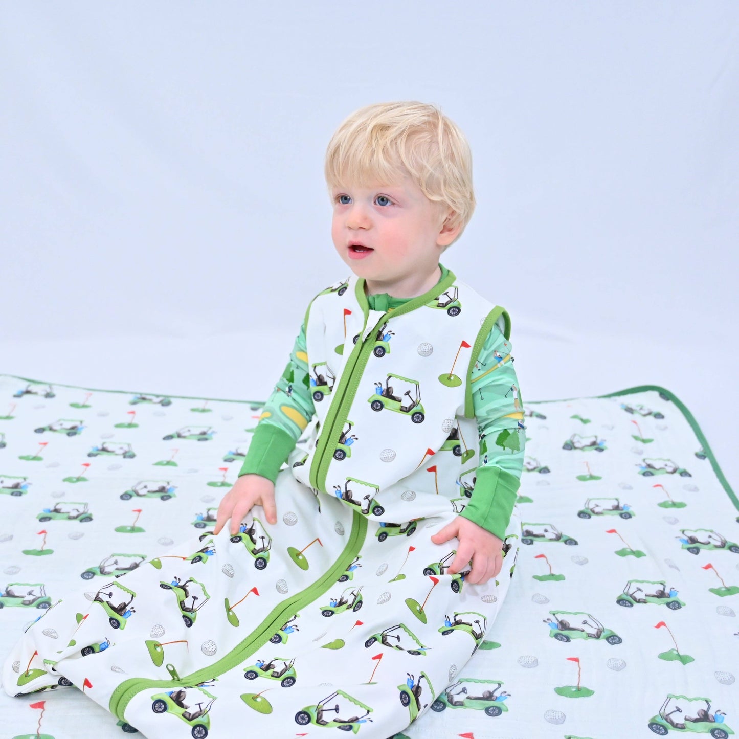 Organic Cotton Sleep Sack 0.5 TOG Golf A Round