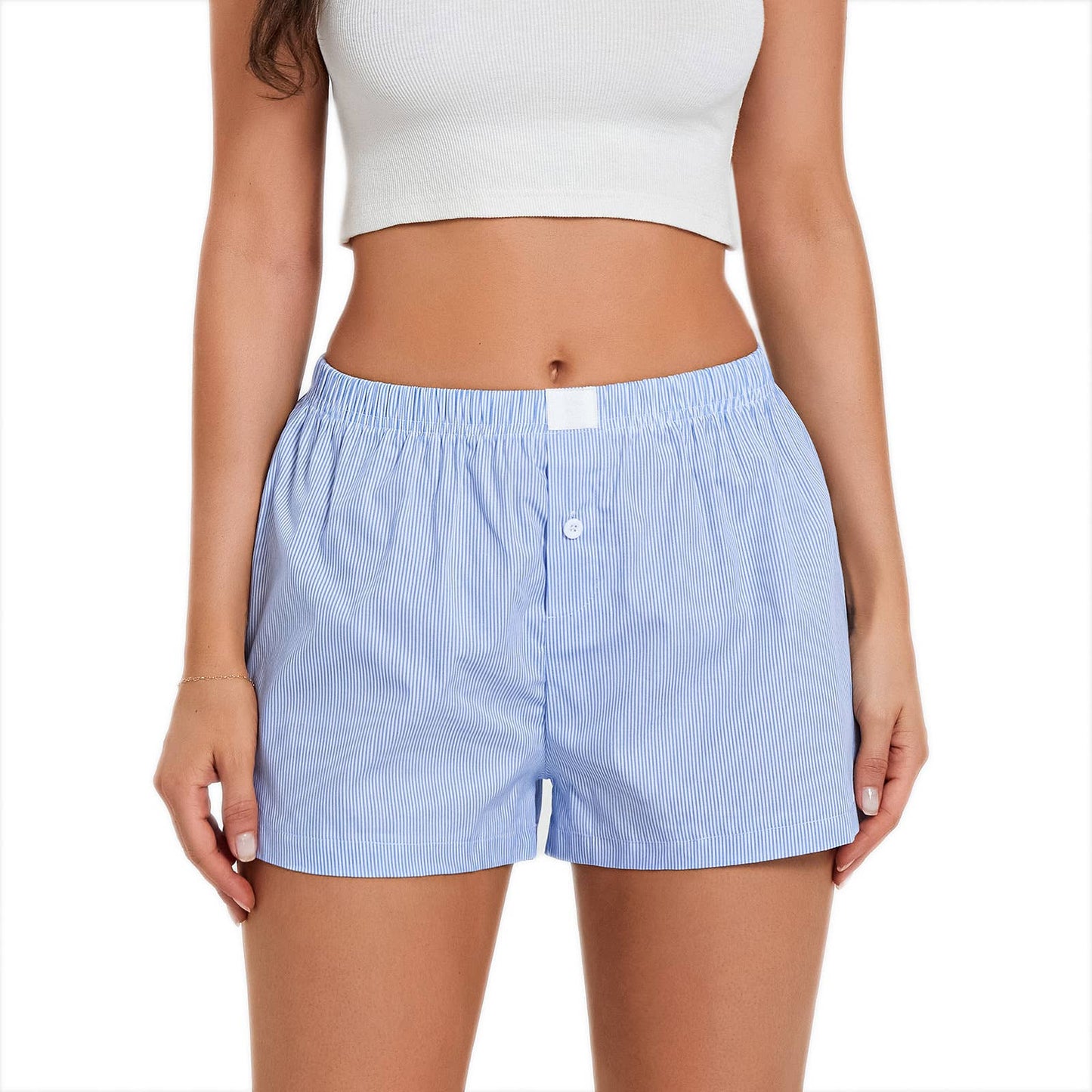 Trendy Daily Gingham Boxer Shorts