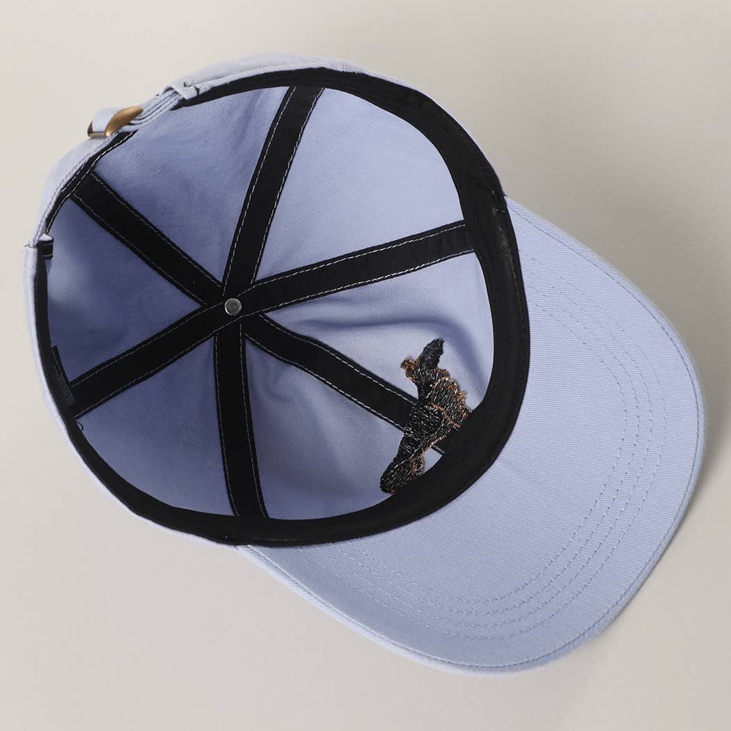 German Shepherd Embroidery Cotton Baseball Cap