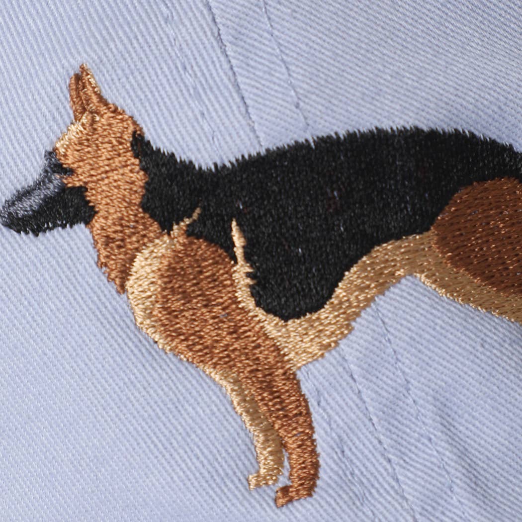 German Shepherd Embroidery Cotton Baseball Cap