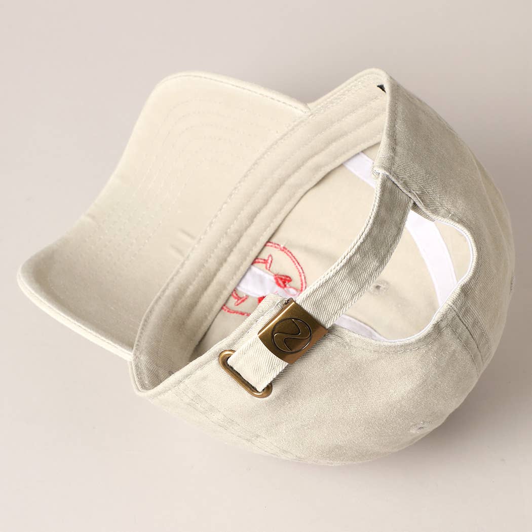 Valentine's Day Heart Happy Face Embroidered Cap