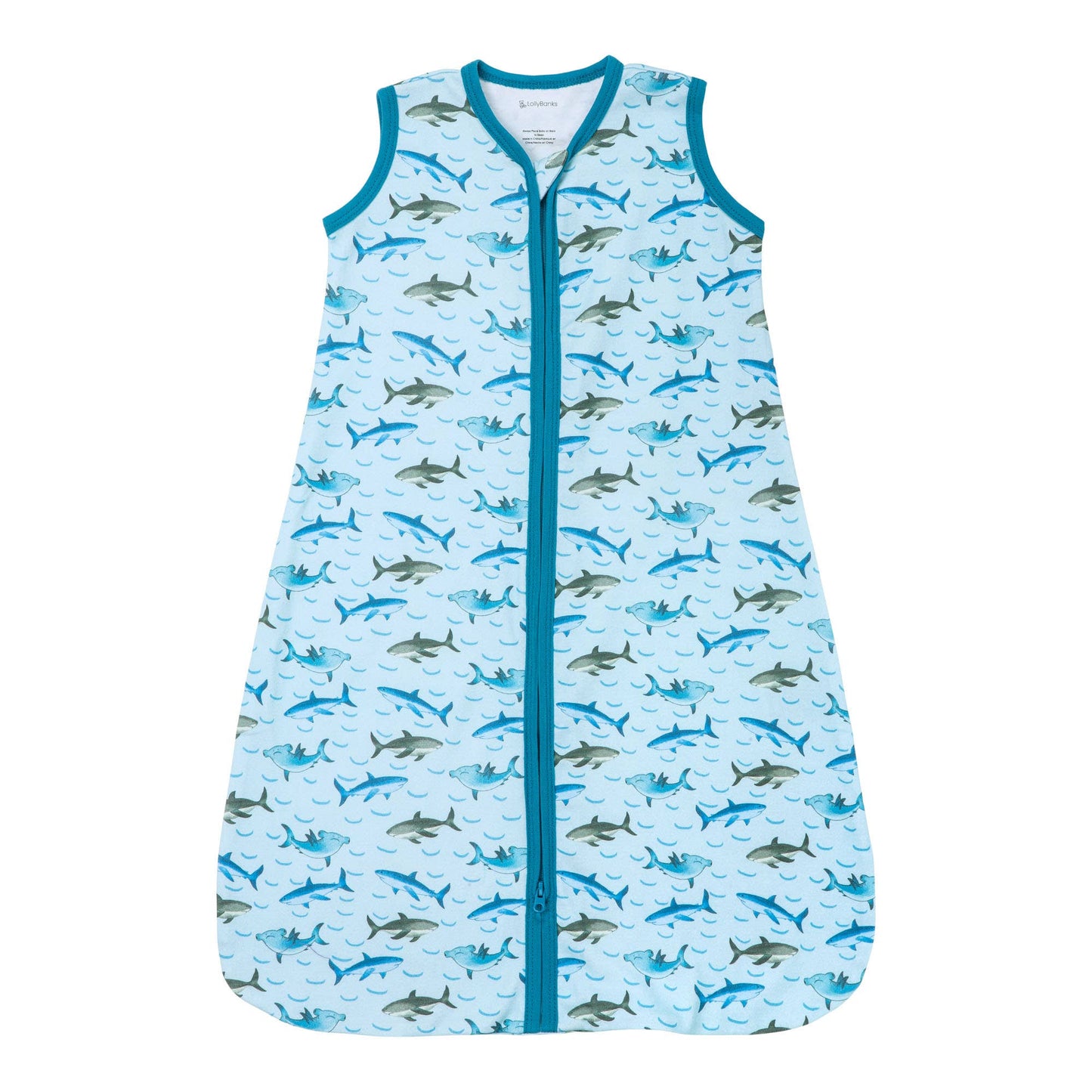 Organic Cotton Sleep Sack 0.5 TOG Jawsome Shark