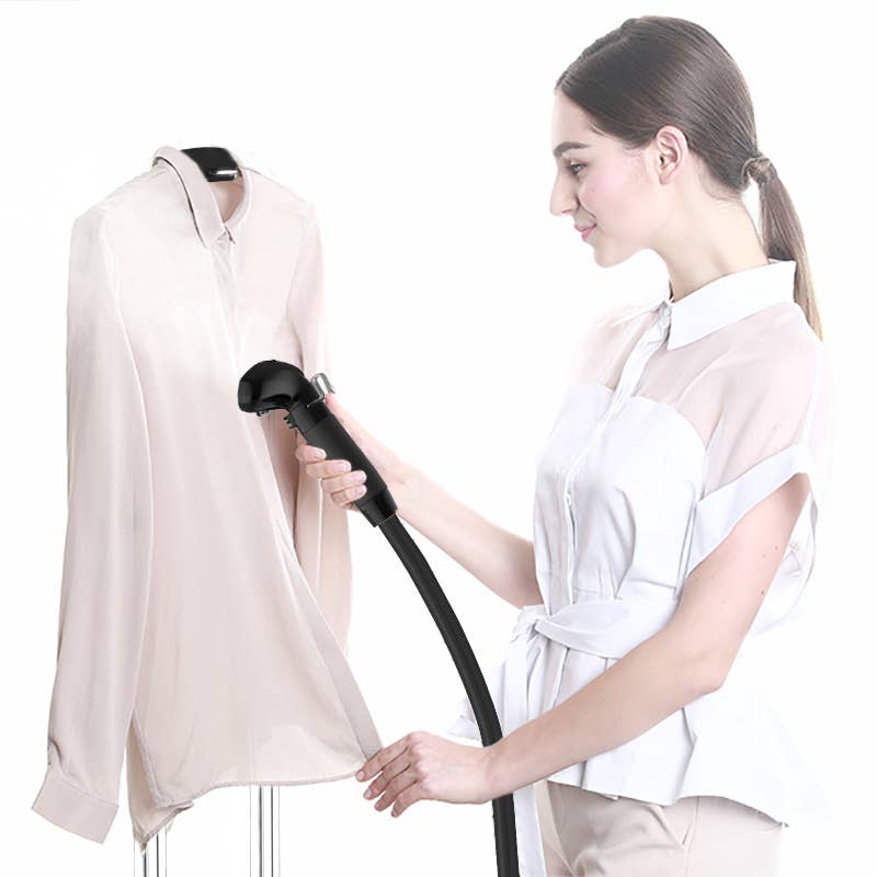 Heavy-Duty Dual Bar Garment Steamer w/ Bonus 3pc Descaler
