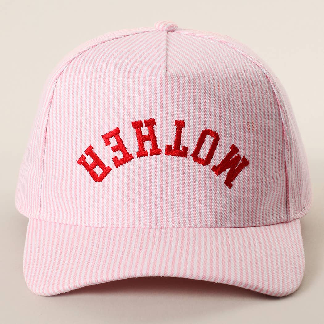 MOTHER UPSIDE DOWN Embroidered Trucker Hat