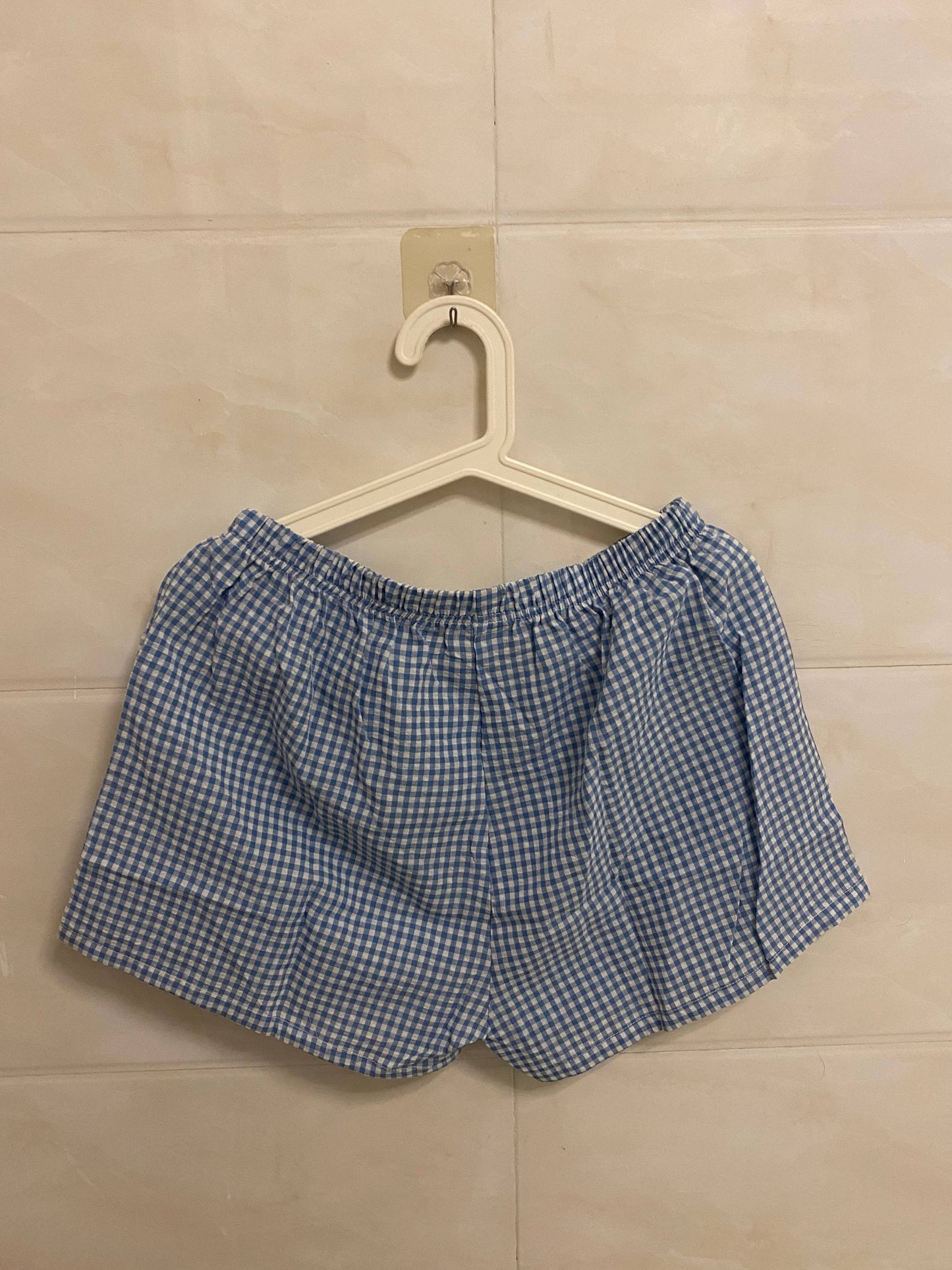 Trendy Daily Gingham Boxer Shorts