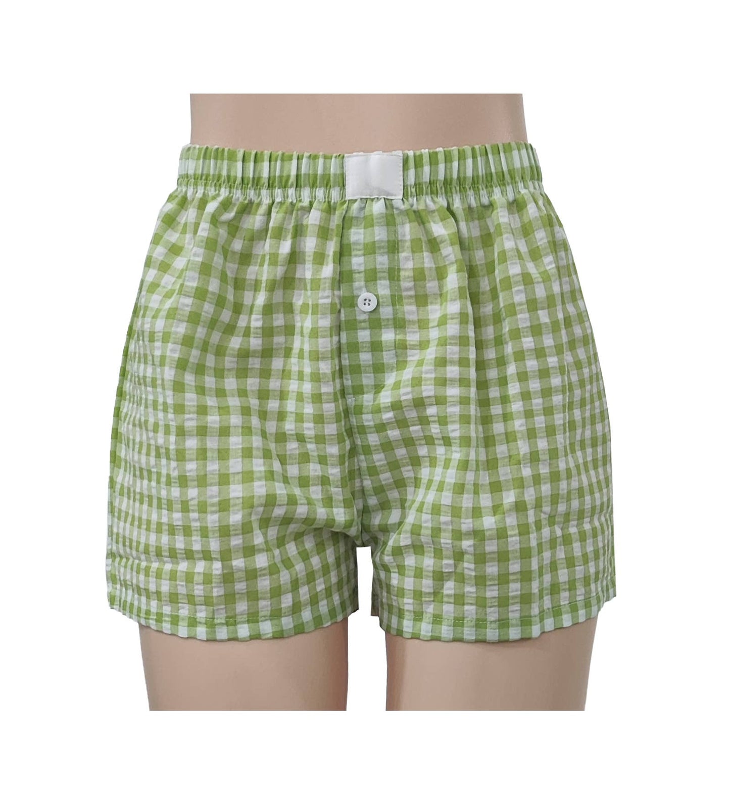 Trendy Daily Gingham Boxer Shorts