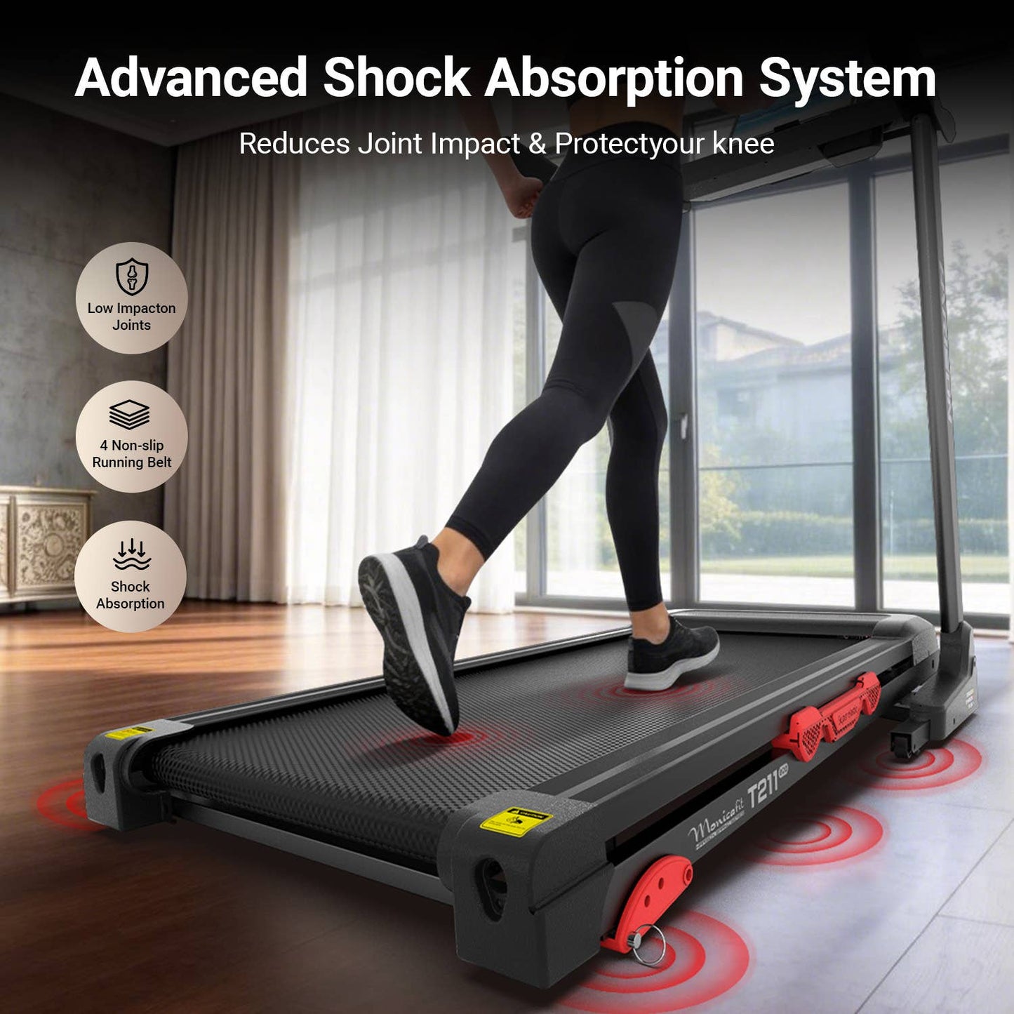 HARISON Treadmill for Home with Incline