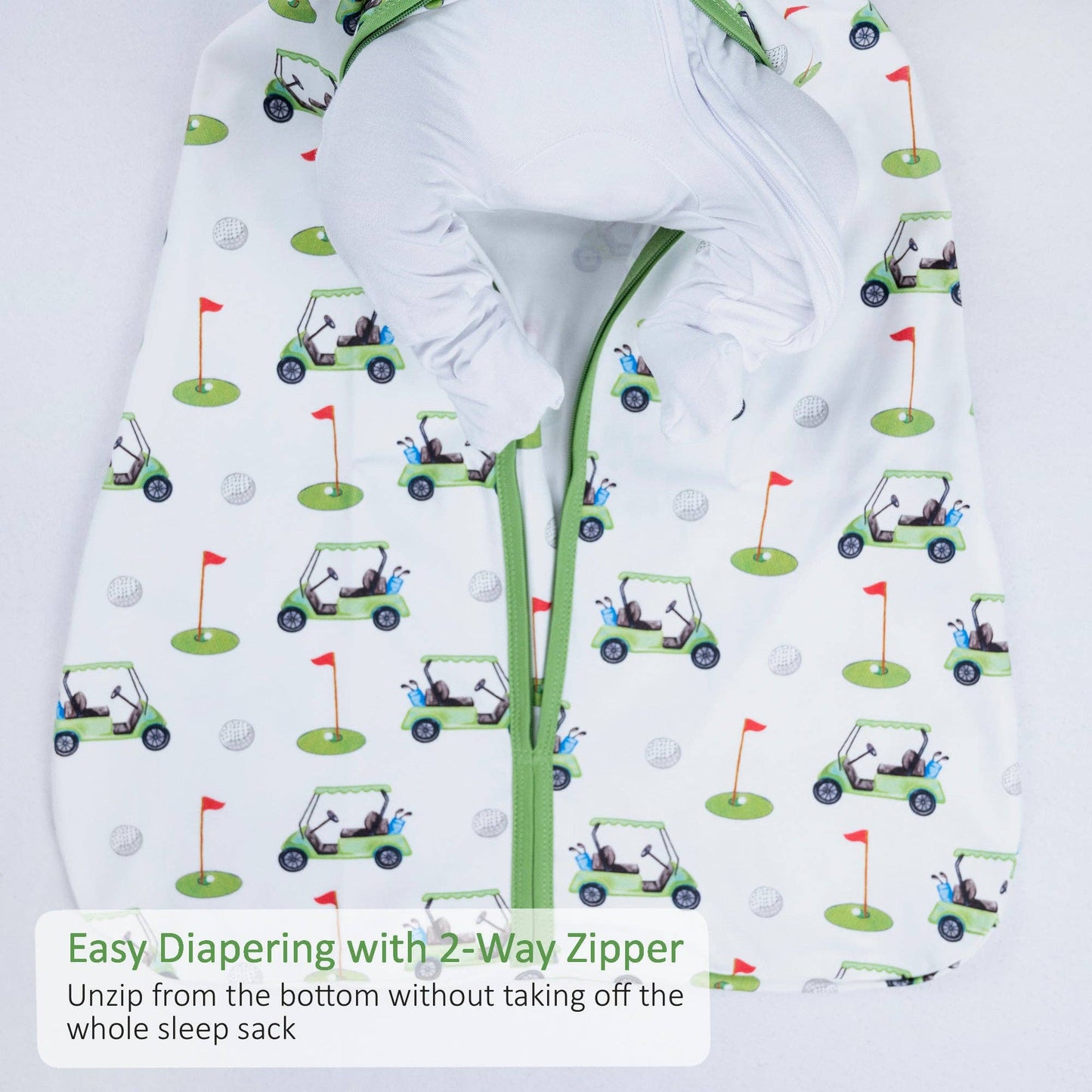 Organic Cotton Sleep Sack 0.5 TOG Golf A Round
