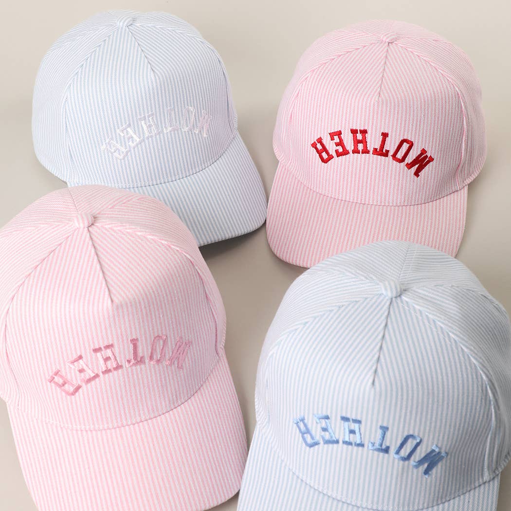 MOTHER UPSIDE DOWN Embroidered Trucker Hat