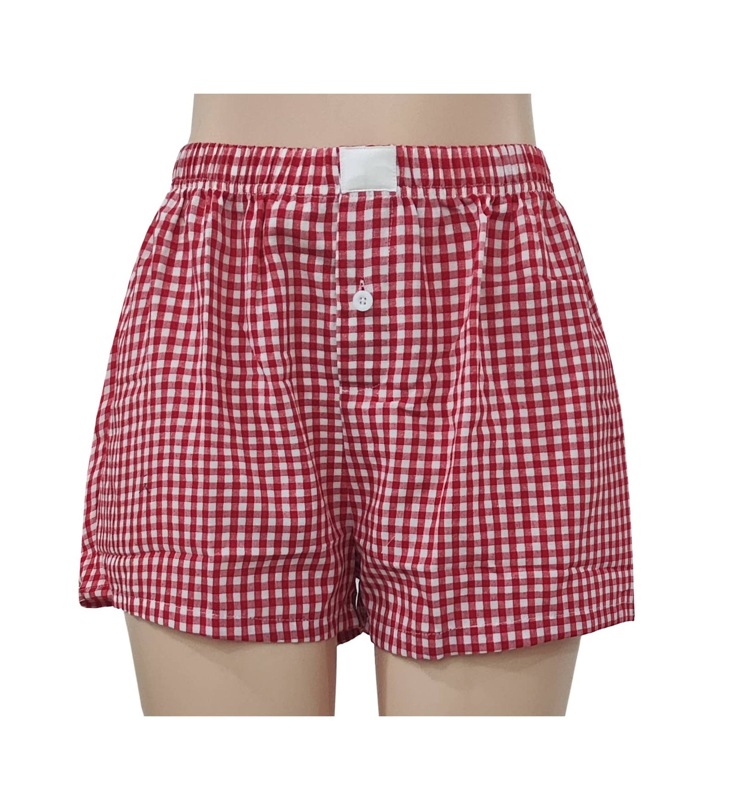 Trendy Daily Gingham Boxer Shorts