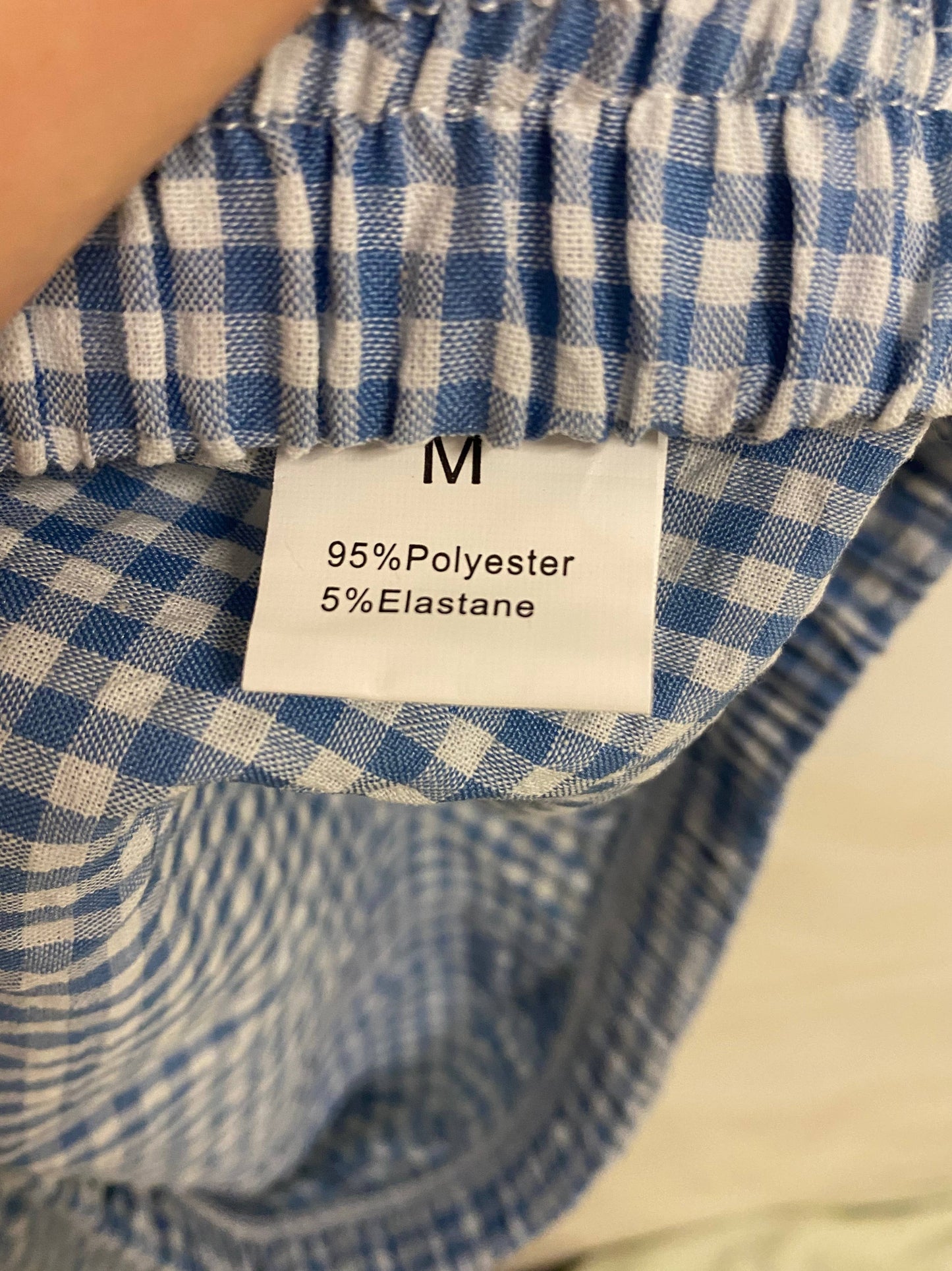 Trendy Daily Gingham Boxer Shorts