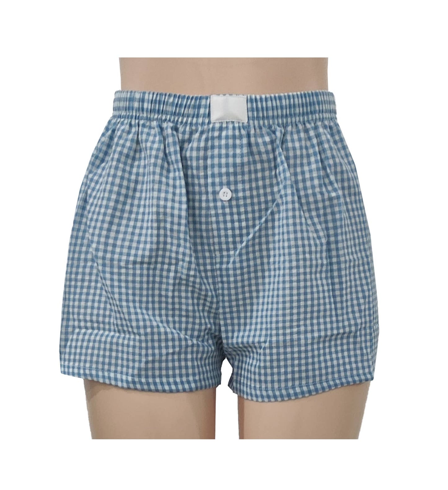 Trendy Daily Gingham Boxer Shorts