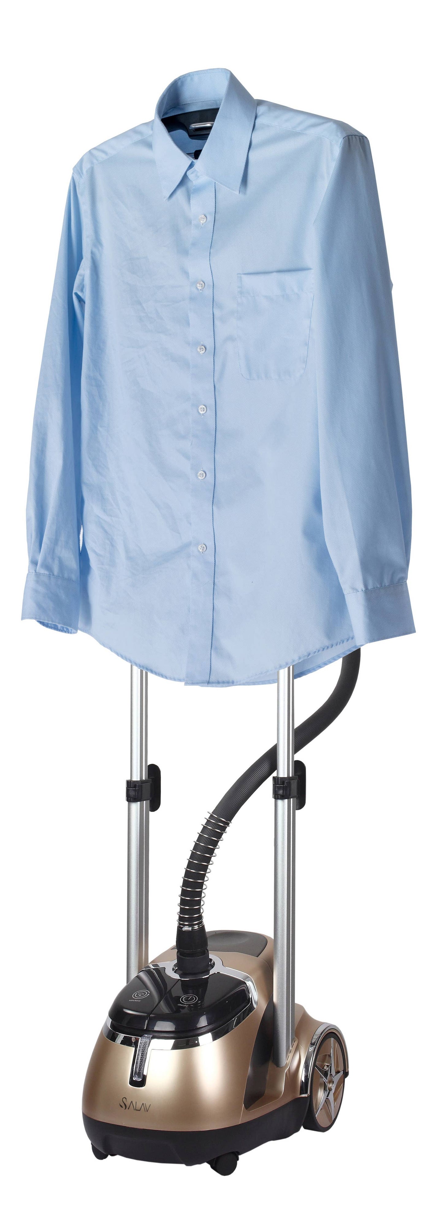 Heavy-Duty Dual Bar Garment Steamer w/ Bonus 3pc Descaler